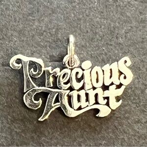 James Avery silver Precious Aunt charm